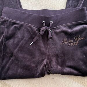 Zara Brown soft velvet lounge pants